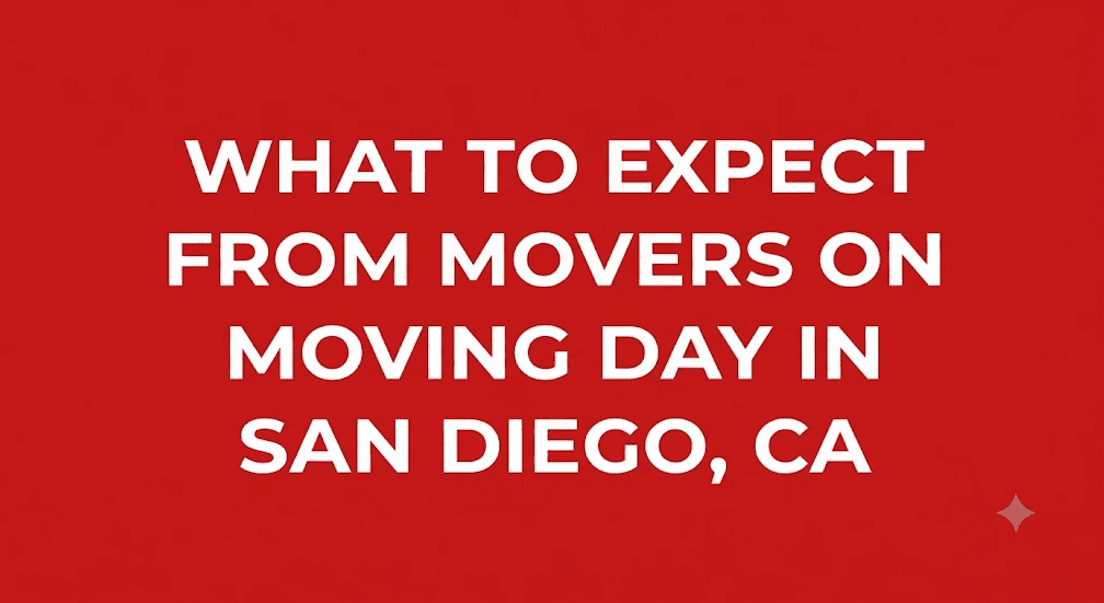 What to Expect From Movers on Moving Day in San Diego, CA